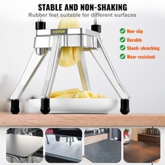 VEVOR 1/4” Vegetable Dicer Commercial Fruit Slicer Chopper French Fry Cutter