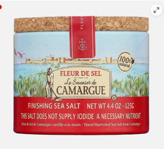 Le Saunier De Camargue Fleur De Sel Premium Sea Salt From France 4.4 OZ (2 Pack)