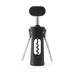 Rabbit Premium Wine Wing Corkscrew Opener 2.36 x 1.97 x 7.68 IN, Black
