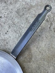 Vintage French Carbon Steel 9.5″ Crepe Pan 24cm Frying Pan de Buyer France