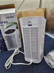 Sejoy Air Purifier 3-Stage Filtration 120V 60Hz For Table And Desktop