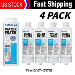 4PACK Genuine Samsung DA97-17376B HAF-QIN/EXP REFRIGERATOR Water Filter US Stock