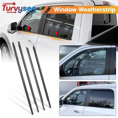 4PCS Window Weatherstrip Seal For Dodge Ram 1500 2500 3500 Crew Cab 2009-2024