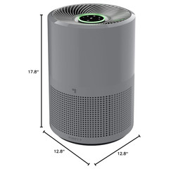 Sharper Image PURIFY 9 Air Purifier Gray 330sf CADR 223 (Retail)