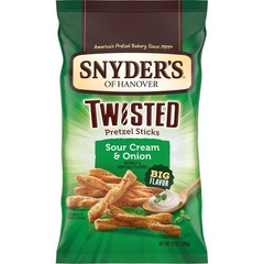 Delicious 12 Oz Sour Cream & Onion Pretzel Sticks – Perfect Anytime Snack