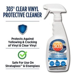 303 Products Marine Clear Protective Cleaner – Cleans and Protects Vinyl and