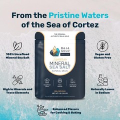Baja Gold Signature Mineral Sea Salt – Recommended by Gary Brecka – Organic N…
