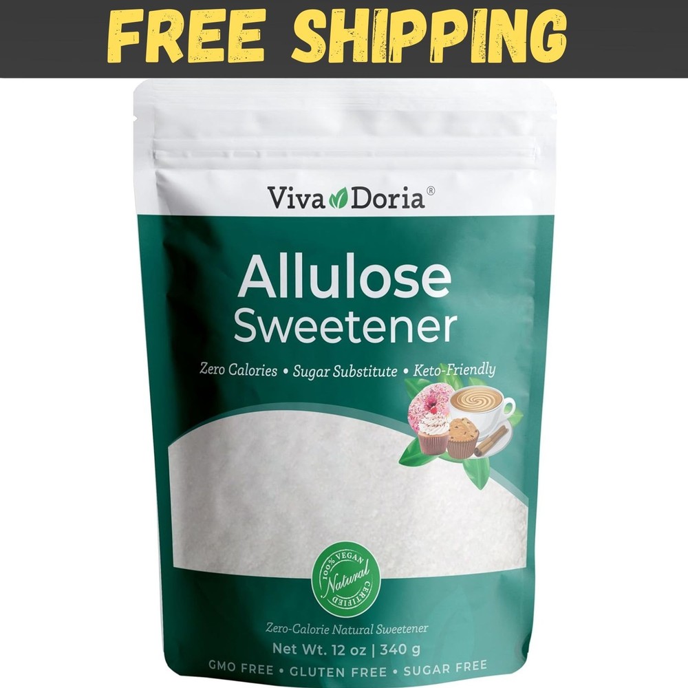 Allulose Sweetener, 12 Oz (340G) | Zero Calorie Sugar Substitute | Great for Cof