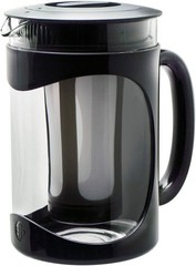 French Press Coffee Maker 6 Cup Black/Clear Plastic 7.68in H x 6.88in W