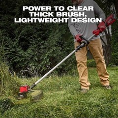 Milwaukee Tool 2828-20E String Trimmer, 9.1 Lb, Cordless, 18V Dc