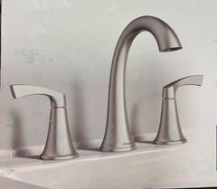 Moen Korek 84468SRN Spot Resist Brushed Nickel Widespread Bathroom Faucet