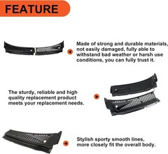 Windshield Wiper Cowl Cover Panel 1999-2007 F250 F350 F450 F550 Super Duty US