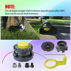314608005 Fits For Ryobi Reel Easy+ Bump Feed Trimmer Head Straight Shaft