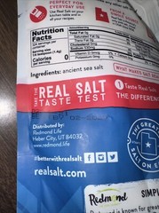 Redmond Real Salt – Ancient Fine Sea Salt, Unrefined Mineral, 16 Ounce pack of 1
