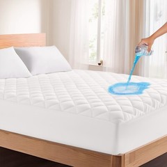 Quilted Waterproof Mattress Cover Pad Protector Cooling Breathable Fitted Topper