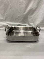 De Buyer AFFINITY 5-Ply Stainless Steel Roasting Pan 14 x 10in