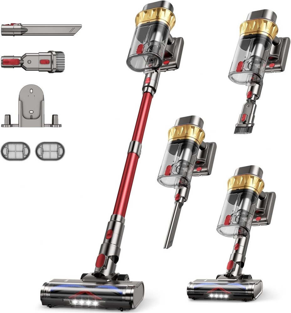 AIPOWAY 650W Cordless Vacuum 55KPa 75Min Stick Vacuum