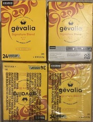 4 Packs Gevalia Signature Blend K-Cups Pods 4*24=96 Count