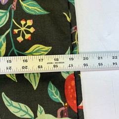 IKEA VILDPERSILJA Cushion Cover Black Multicolor Botanical Floral Print 20×20