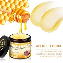 2 Pcs Bee Venom Skin Cream,Face Wrinkle Removal Firming Anti-Aging Bee Venom