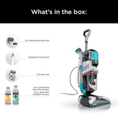 Shark R-EX201 CarpetXpert Upright Deep Carpet Cleaner Cyan Certified Refurbished