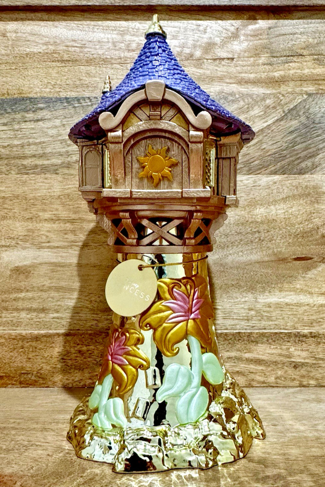 Bath & Body Works Disney Princess Rapunzel Tower 3 Wick Candle Holder ~ NIB