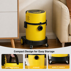 Vacmaster 6 Gallon 5.5HP Wet Dry Car Vacuum Cleaner Upholstery Shampoo 4-IN-1