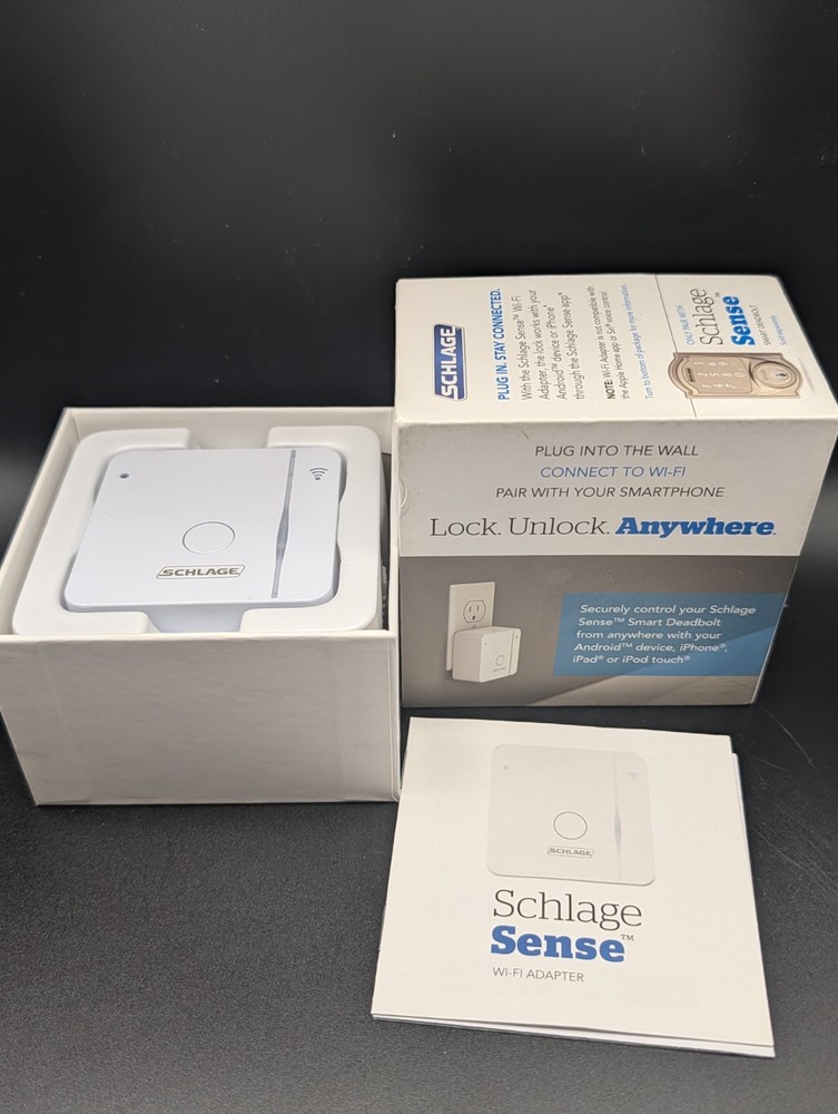 SCHLAGE BR400 Sense Wi-Fi Adapter (2.4GHz WiFi Only) | Works with SCHLAGE
