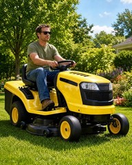Multiple Sizes 2 Pack Lawn Mower Tire and Wheel Flat Free or Pneumatic Tire