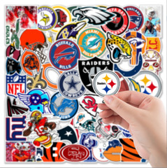 50 Pcs Stickers NFL MLB NBA Soccer Teams LOGO Sports ” Buy One get 2nd 50% Off “