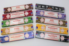 Satya Nag Champa Mixed Best Seller Incense Sticks: Bulk Lot 10 Boxes x 15 gm