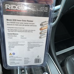 Ridgid 223s INNER-OUTER REAMER for reaming and deburring steel & copper tubing