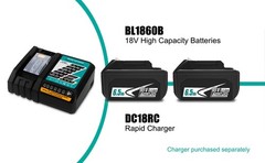 2 Pack 6.5Ah Battery For Makita 18V LXT Lithium-Ion Tool BL1830 BL1850 BL1860
