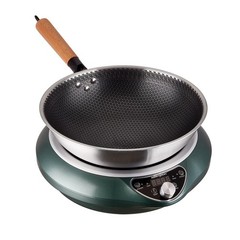 Abangdun 1700W 100V～185V Induction Cooktop Wok With Pan Electric Stove 2026 New