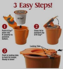 Solofill Converter Cup for Keurig Vue Brewer Systems