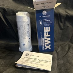 GE XWFE Refrigerator Water Filter – White. Brand New. Sealed. 50+ Impurities.