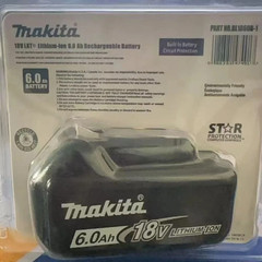 2 x Makita BL1860B-2 18V LXT Lithium-Ion 6.0 Ah Battery – New – USA SHIP