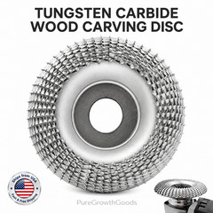 Wood Carving Disc Grinder Shaping Wheel 5/8″ Bore Tungsten Carbide Grinding