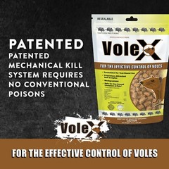 VoleX® – Kills All Species of Voles – Safe for Use Around People and Pets