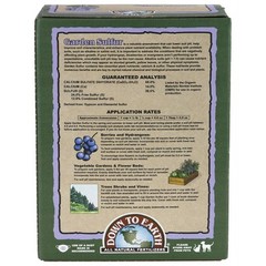 Down to Earth Garden Sulfur All Natural Soil Acidifier Amendment, 5lbs