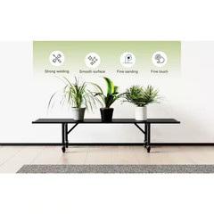 45.67 In. X 8.66 In. X 10.3 In. Plant Stand Indoor/Outdoor Metal 1-Tier