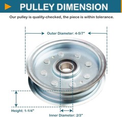 Replacement Idler Pulleys for John Deere-~