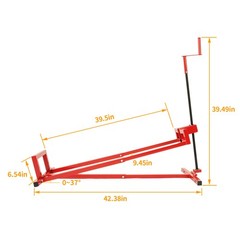 880 Lbs Ride on Lawn Mower Lift Jack for Garden Mowers & Tractors