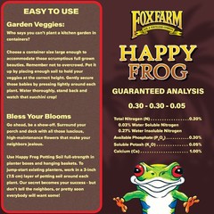 FoxFarm FX14047 2-Cubic Feet FoxFarm Happy Frog Potting Soil