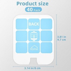 40 Pack Fly Trap Refill Compatilble with Safer Home Fly Trap Refill Flying Insec