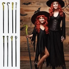 1Pc Halloween Costumes Walking Stick Cane Plastic Stage Prop Costume Accessory