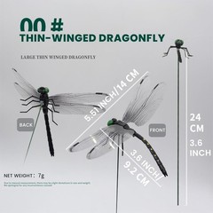 2026 New Dragon Fly Clips for Bugs Repellent,3D Clip, Dragonfly Garden Decor USA