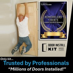 Door Install Kit Max Strength Secures Both Sides Door Stud Bracket