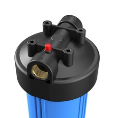 3 Stage Whole House Water Filter Big Blue Housing + Spin Down Sediment Filter
