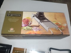French Mandoline Williams Sonoma Slicer Complete Set Original Box VTG Complete